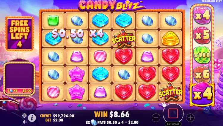 candy blitz bonus round grid